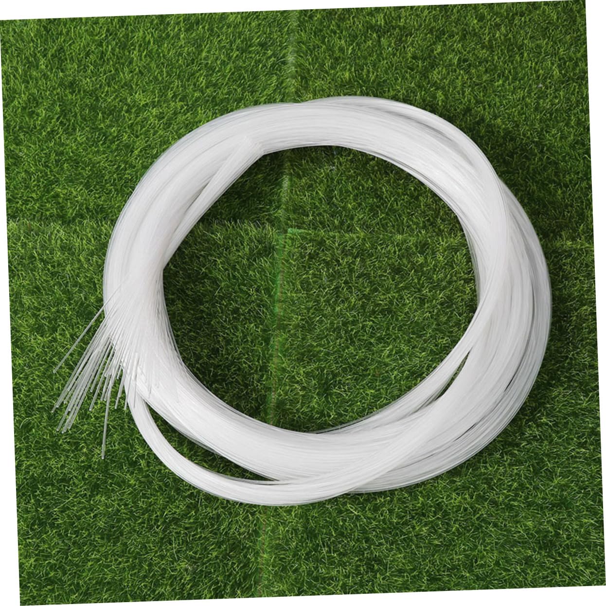 DOITOOL 3pcs Solid Transparent Optical Fiber Cable Glowing MMA Fiber Wire for Parties Halloween Decorations φ for Ambient Lighting