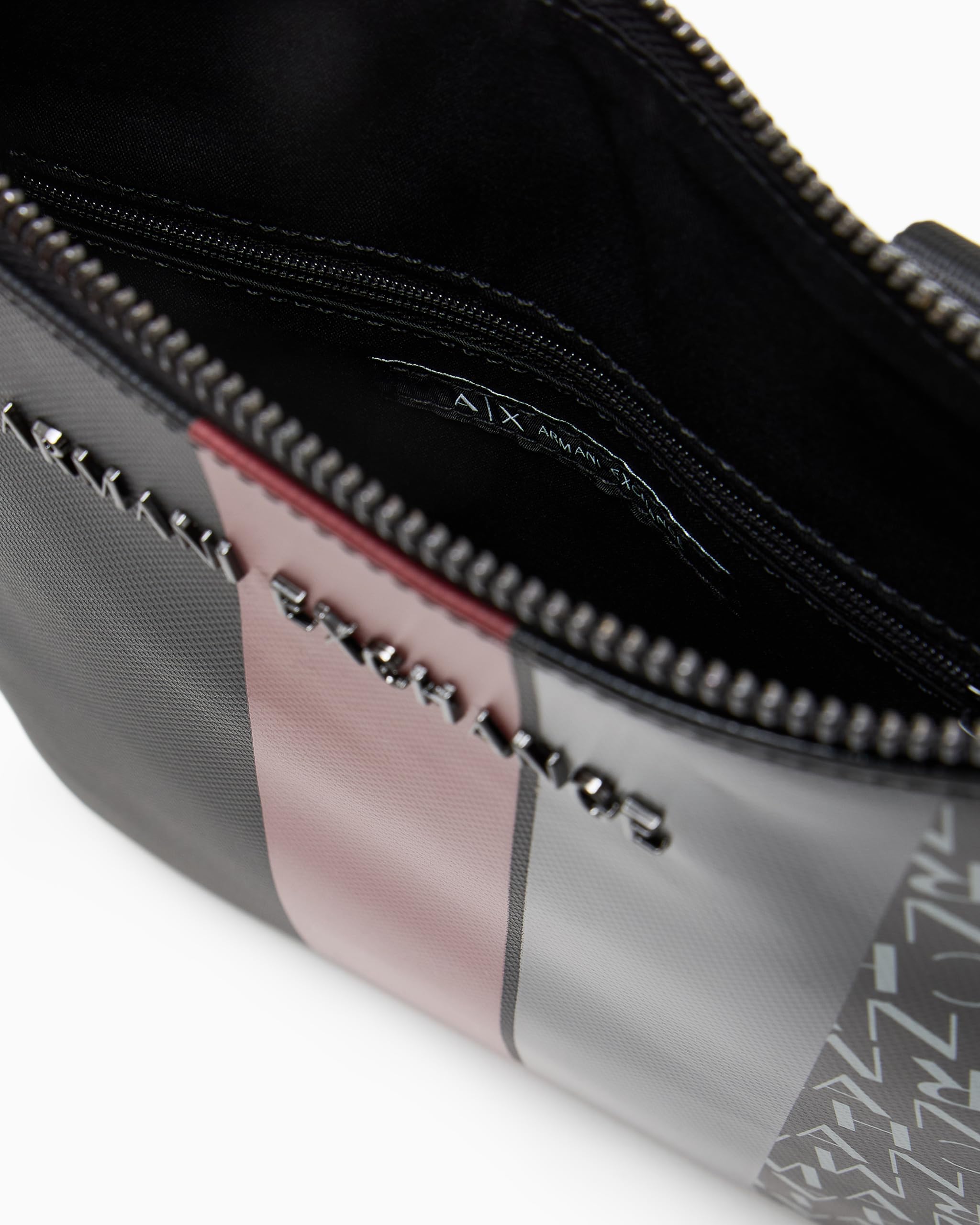 Armani Exchange Uomo Essential, Dylan, logo ricamato Cross Body Black One size