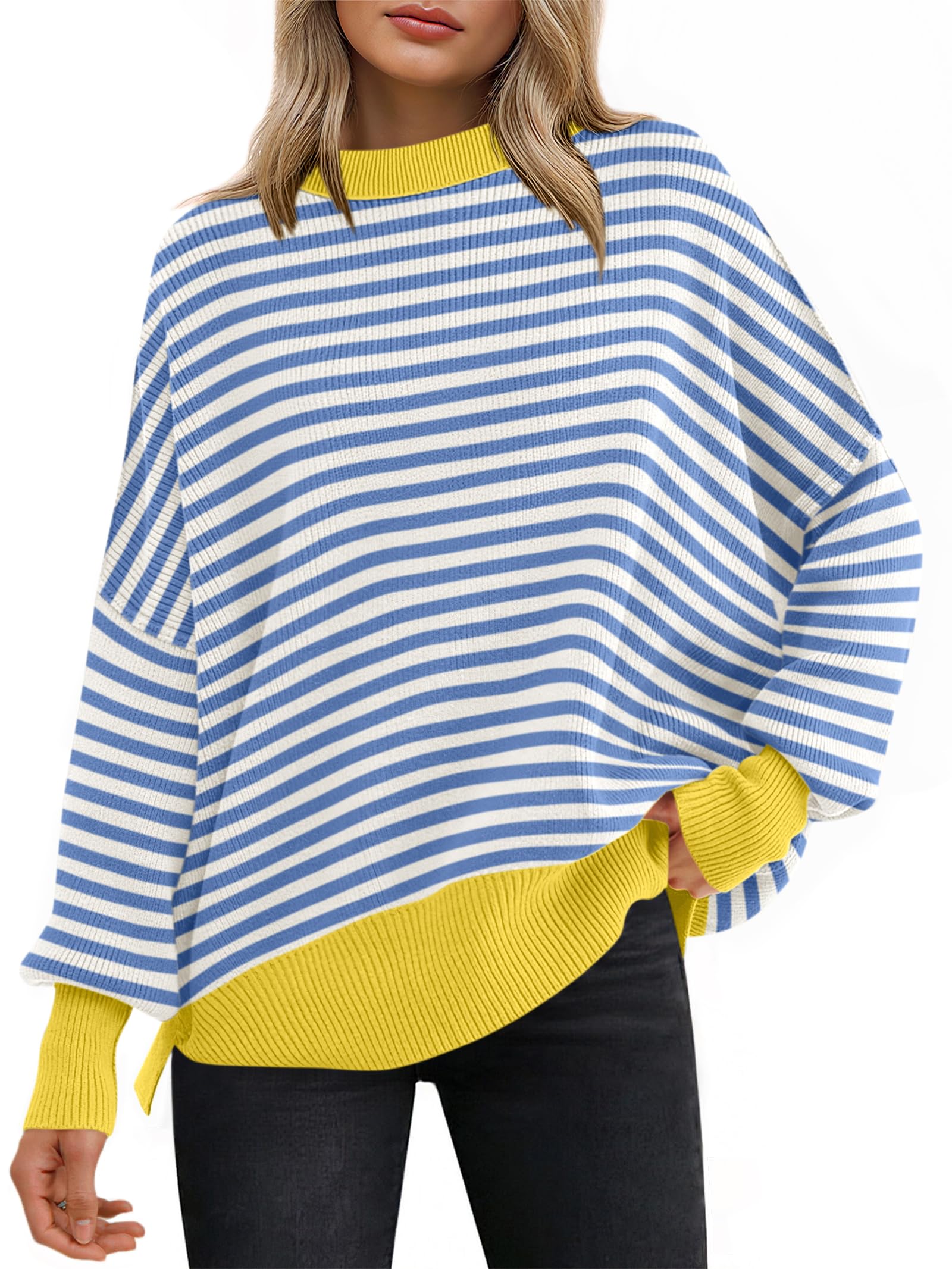 ANRABESS Women's Oversized Knit Sweaters 2026 Fall Outfits