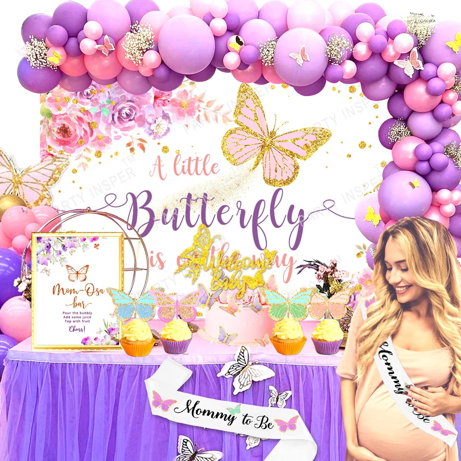 Butterfly Baby Shower Decoration