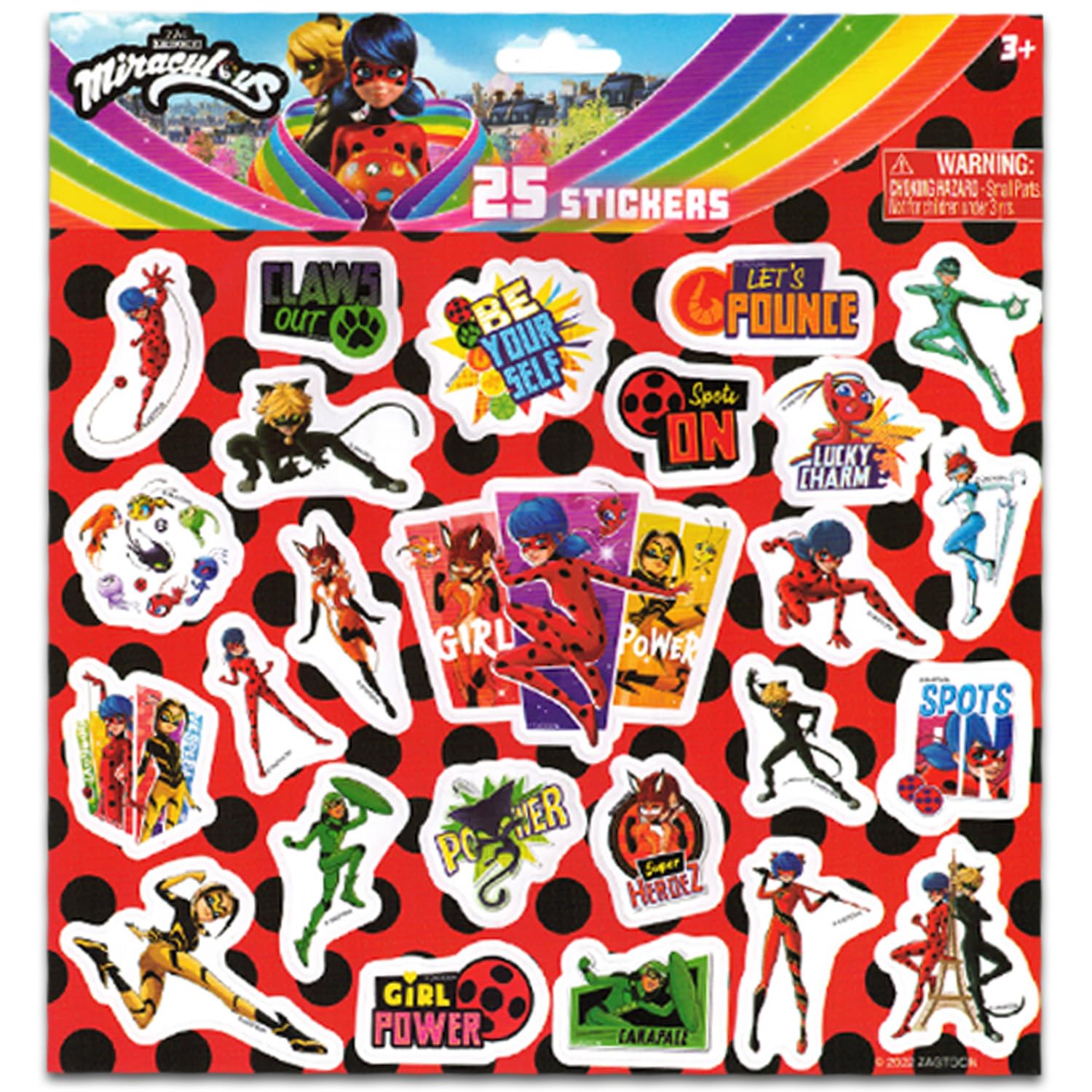 Miraculous Marienkäfer-Bodenpuzzle für Kinder – Bündel mit 72-teiligem Bodenpuzzle plus Aufklebern, mehr | Miraculous Marienkäfer-Puzzles für Mädchen im Alter von 4-8 Jahren