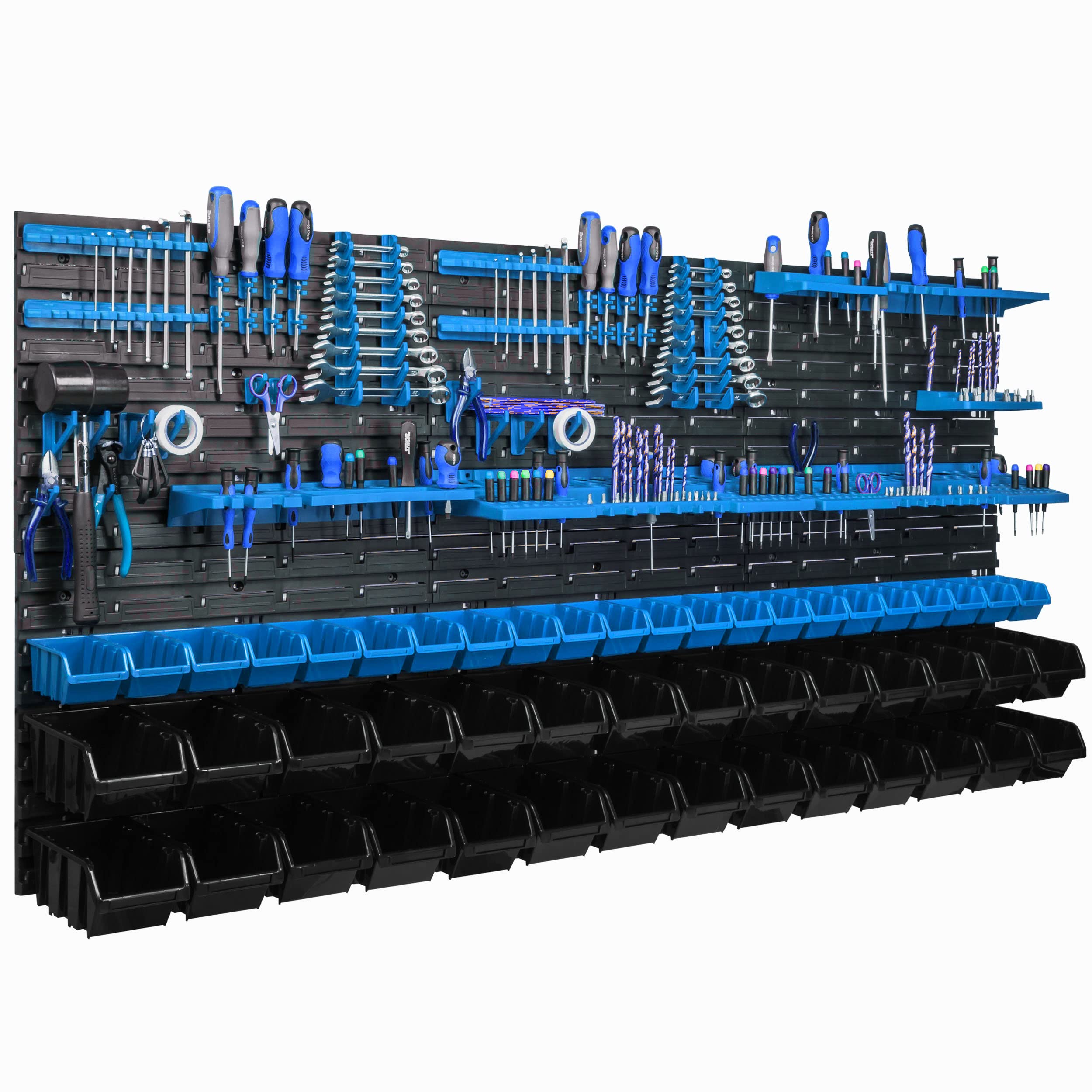 botle Opbergsysteem wandrek, 158 x 78 cm, stapelboxenkast, extra sterke