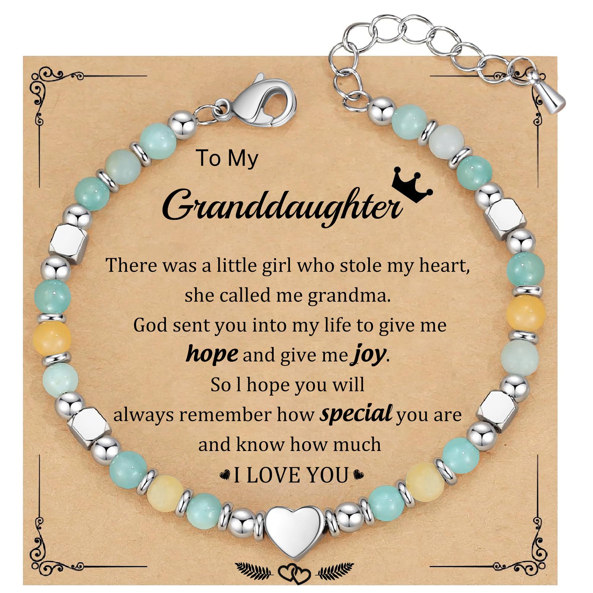 Best Friend Bracelet Gifts for Women Sister Bestie, Christmas Gift for Teens Mom Daughter Granddaughter Birthday Gift for Her Stocking Stuffers