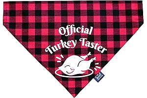 Thanksgiving Thanksgiving Dog Bandana Over The Collar, Funny Slip On Pet Collar...