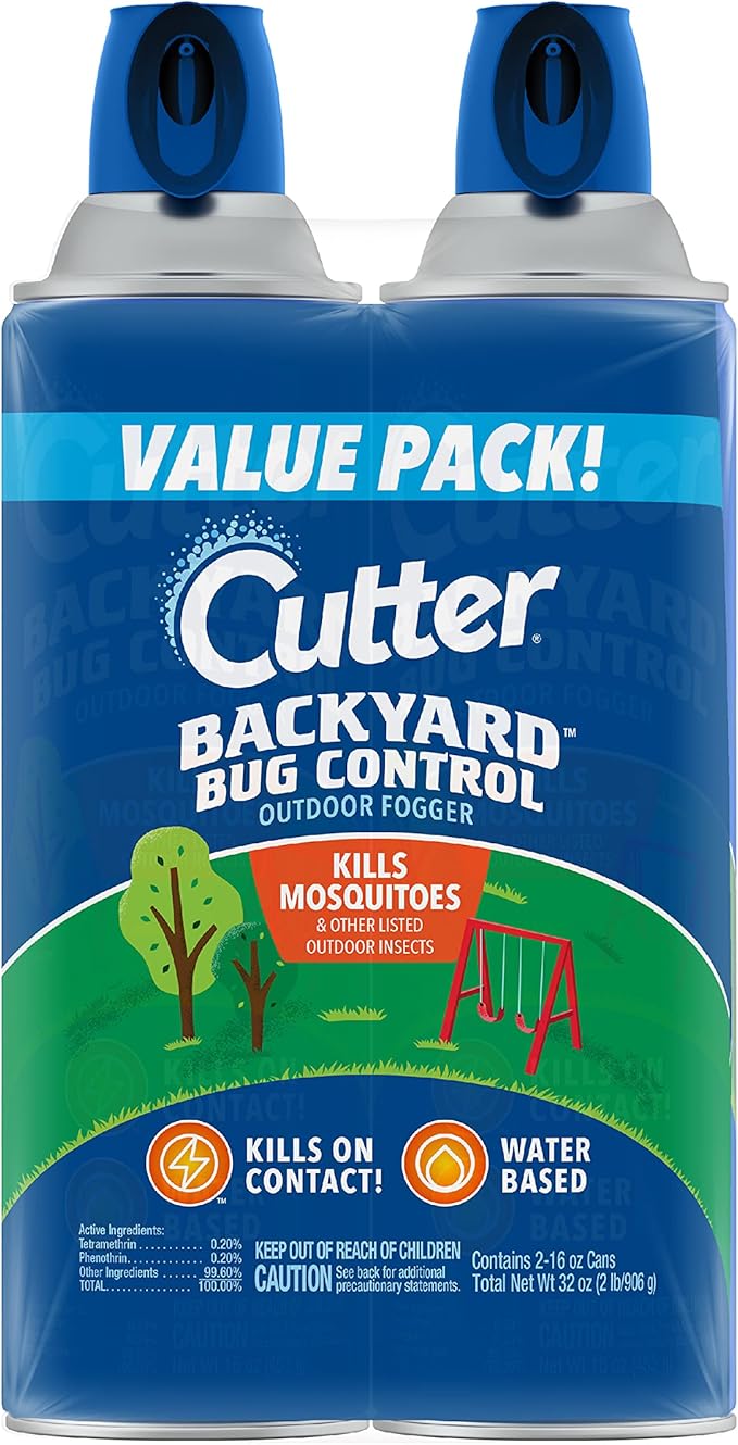 Cutter Backyard Bug Control Outdoor Fogger (2 Pack), Kills