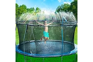 Trampoline Sprinkler: Aqua-Blast Summer Fun for Kids