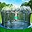 Bobor Trampoline Sprinklers for Kids, Outdoor Trampoline Spary Park Fun Summer Water Toys.(39ft)