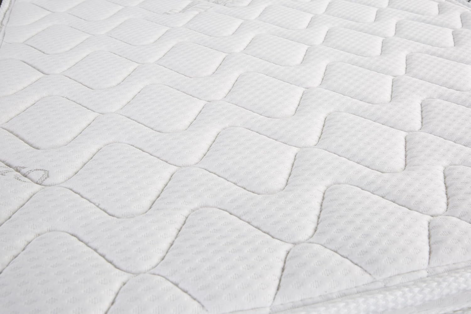 Oliver Smith - Organic Cotton - Euro Top - Revitalize Sleep - 8 Inch - Pocket Spring - Luxury Mattress w Green Memory Foam Certified - Twin
