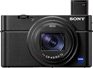 Sony RX100 VII | Appareil Photo Expert Premium Compact (Capteur de Type 1.0, Optique Zeiss 24-200mm f/2.8-4.5, Suivi de l'œil en Temps Réel (Humains et Animaux), vidéo 4K, écran inclinable)