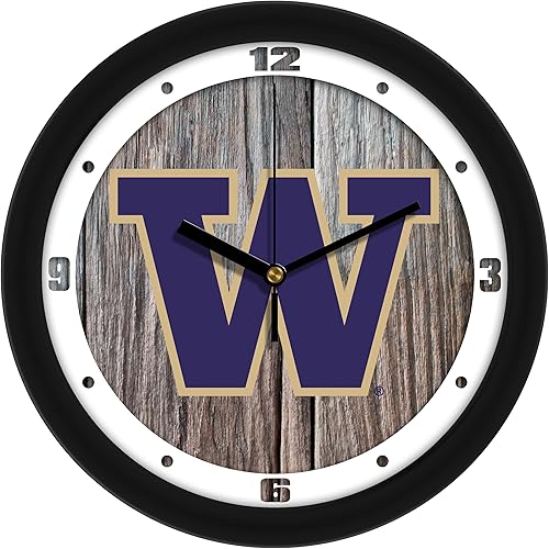 Vista 86 de SunTime Alabama Crimson Tide - Reloj de pared desgastado