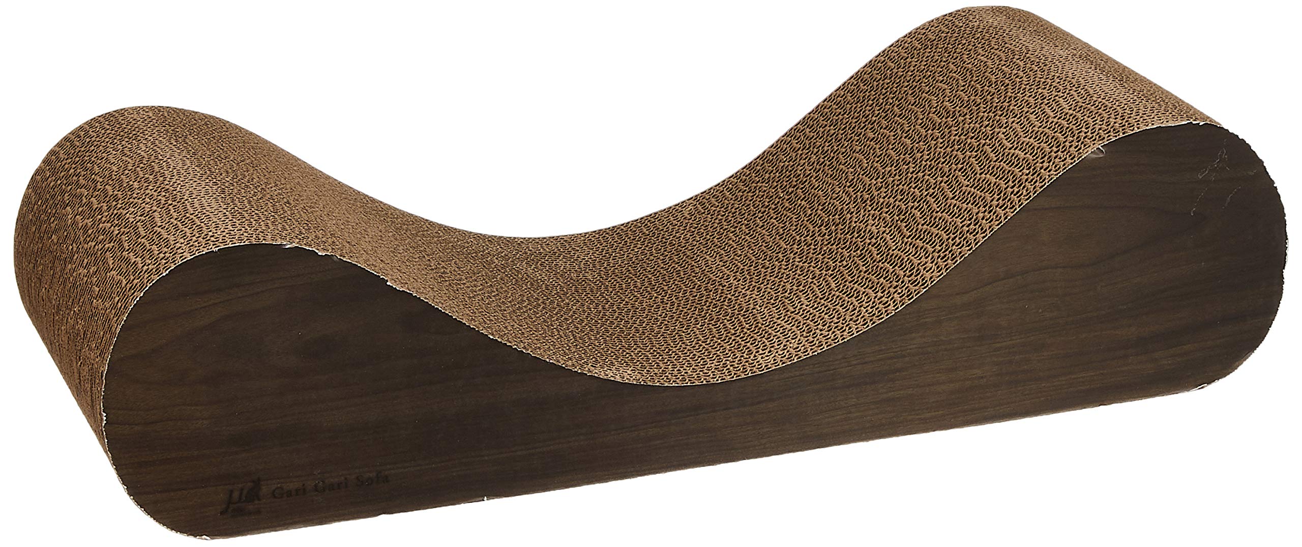 ミュー (mju:) 爪とぎ ガリガリソファ スクラッチャー インテリア ダルブラウン&ミルベージュ レギュラー商品画像