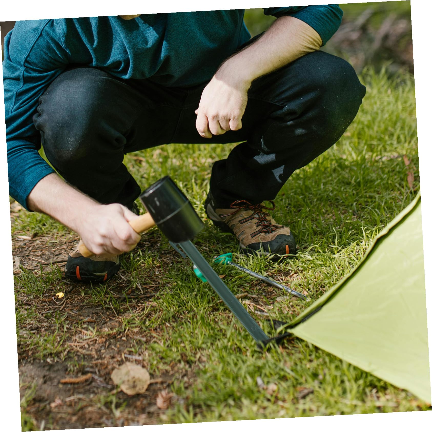Gatuida 10pezzi Picchetti per Bordure da Giardino in Picchetti per Paesaggistica Fai da Te per Fissaggio Prato e Tessuti Resistenti e Riutilizzabili