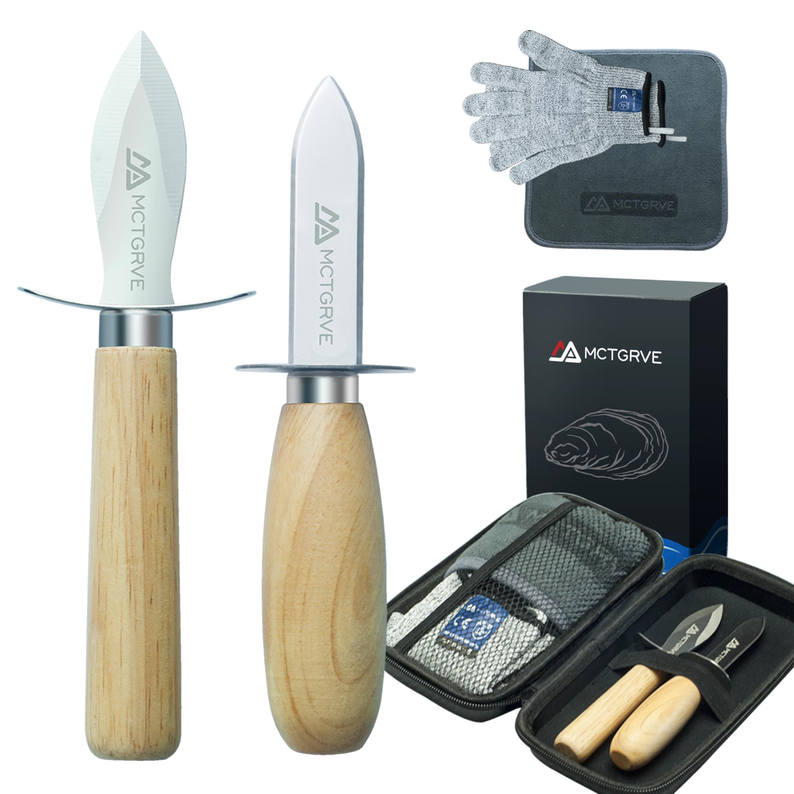 MCTGRVE Oyster Shucking Set