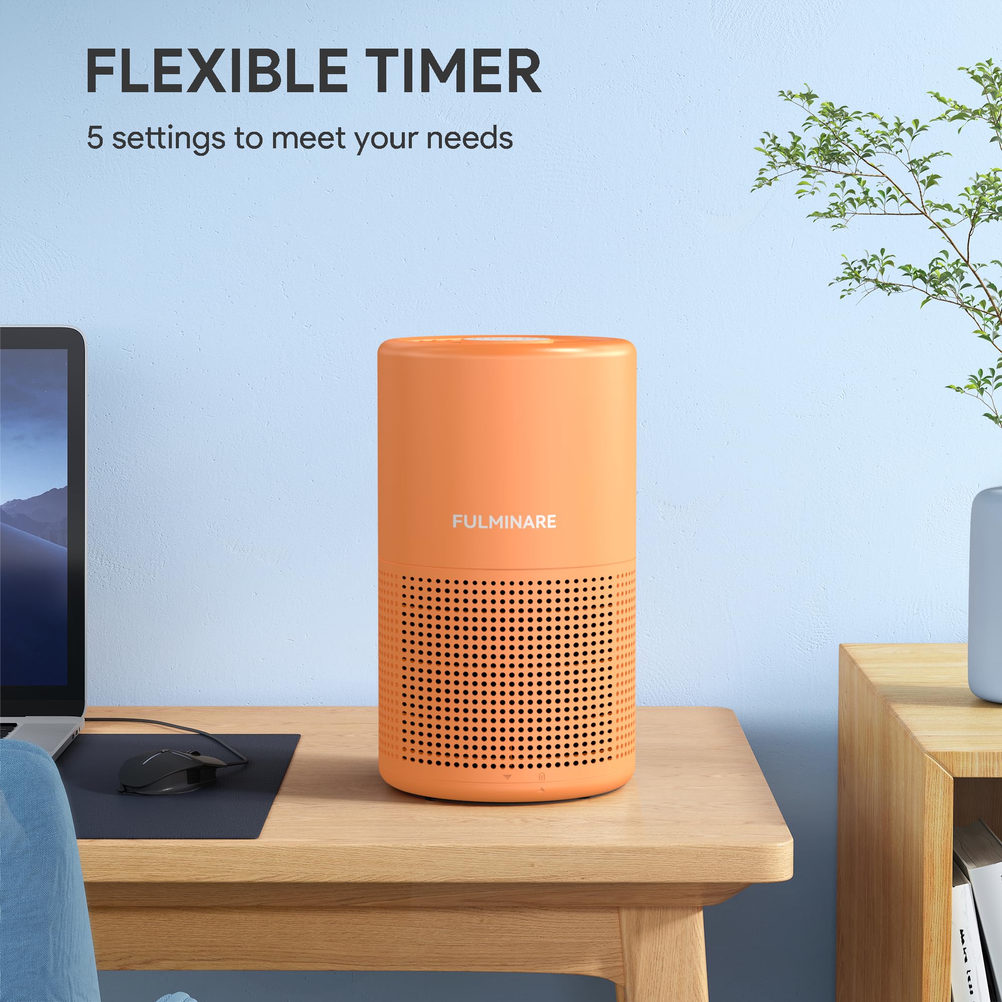FULMINARE Air Purifiers for Home Bedroom H13 HEPA Air Purifier view 4