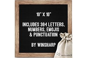 10"x10" Felt Letter Board Complete Kit