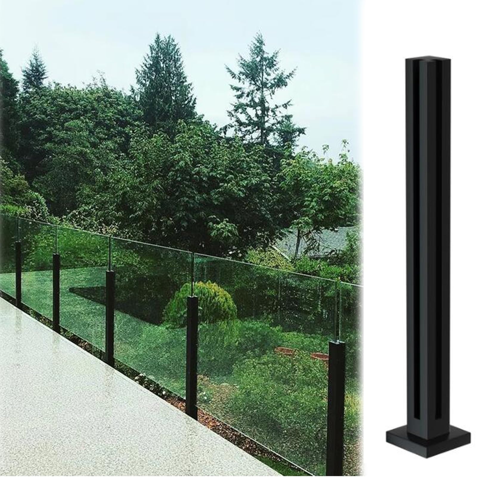 Solution de balustrade de villa avec poteaux de garde-corps d'exception