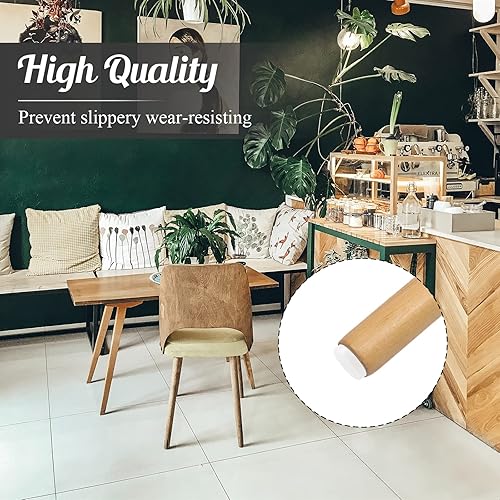 Miniatura 4 de Suiwotin 100 deslizadores de uñas de 1 pulgada (0.984 in), redondos de nailon para patas de silla, deslizadores de muebles fáciles de mover,