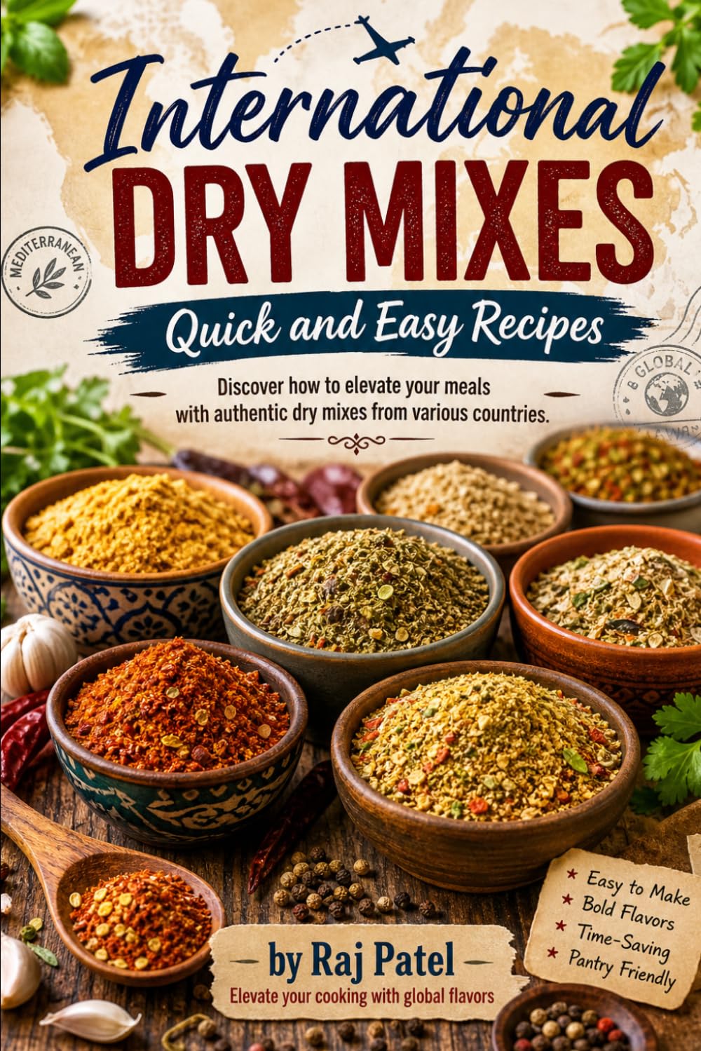 International Dry Mixes: Quick and Easy Recipes: Discover how to elevate your meals with authentic dry mixes from various countries. (Sizzling Sauces & Condiments)