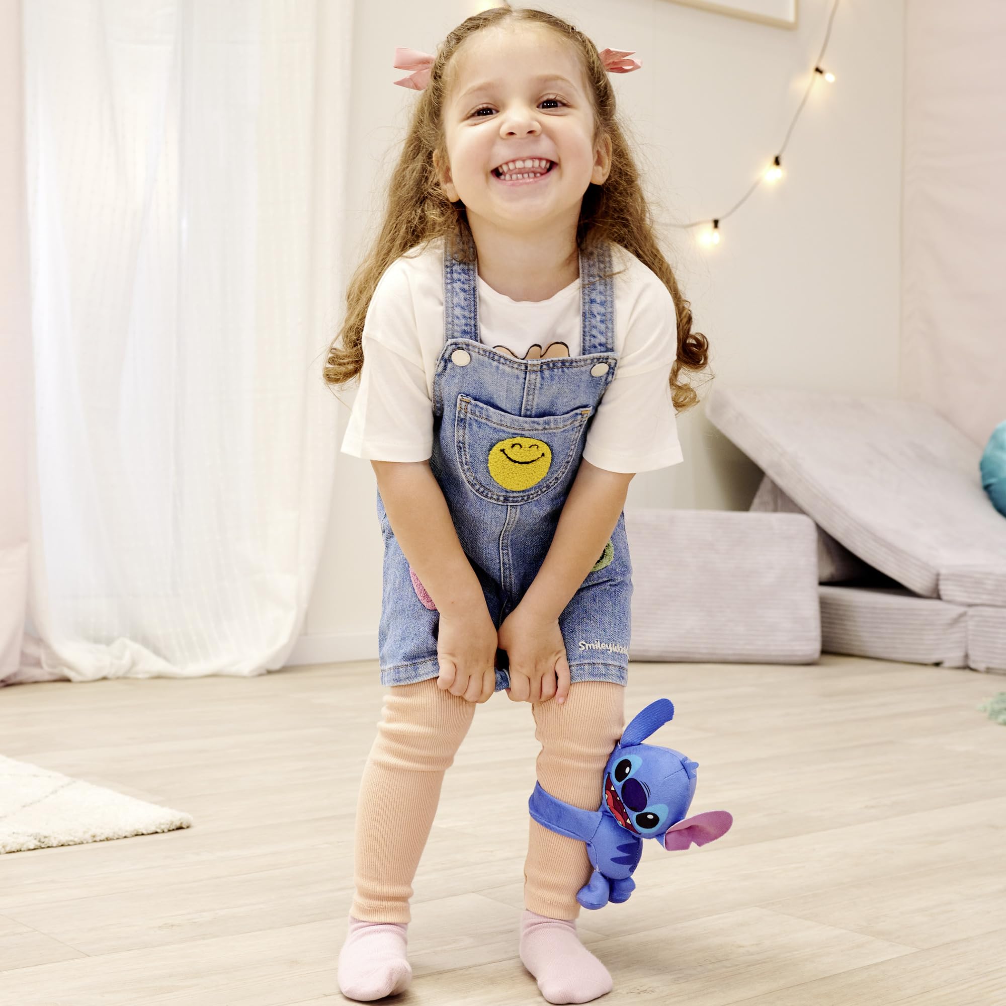 Disney Stitch - Pulsera de Peluche (17 cm, Apta para niños a Partir de los Primeros Meses de Vida)