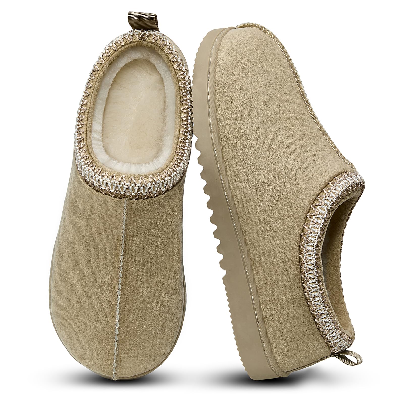 Coswind Pantofole Donna Invernali Chiuse Calde Ciabatte Casa e Memory Foam | Tomaia in pelle sintetica, Fodera Pelliccia Sintetica, Morbide & Comode Slippers, Scarpe Casa, Antiscivolo, Interno/Esterno