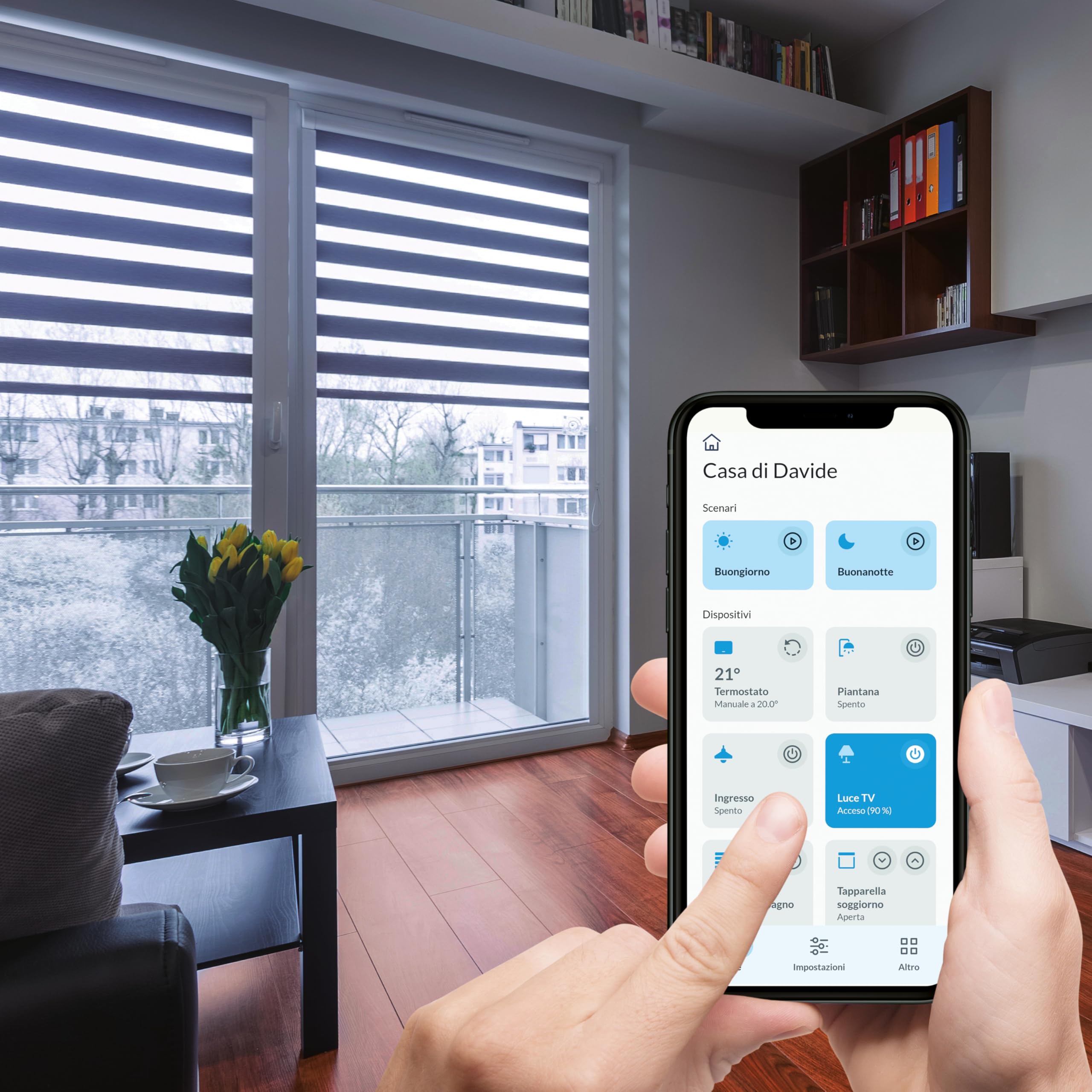 Finder Interfaccia Input YESLY 1YP28230B000. Per trasformare qualsiasi pulsante o interruttore di casa in un comando wireless per il tuo sistema YESLY