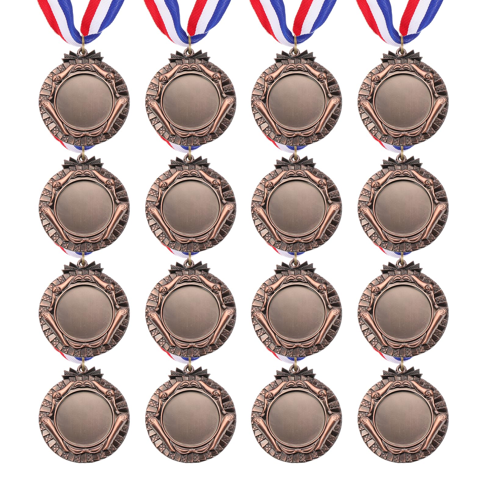 PATIKIL Medaglie premio, medaglie vincitrici del primo secondo terzo premio con nastri per il collo per eventi sportivi competizioni ortografia