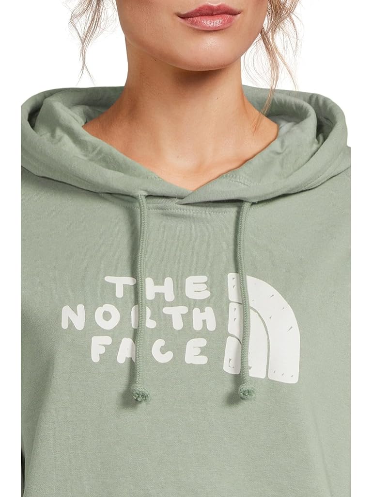 Green The North Face Evolution Sketch Logo Half Dome Hoodie - Graphic