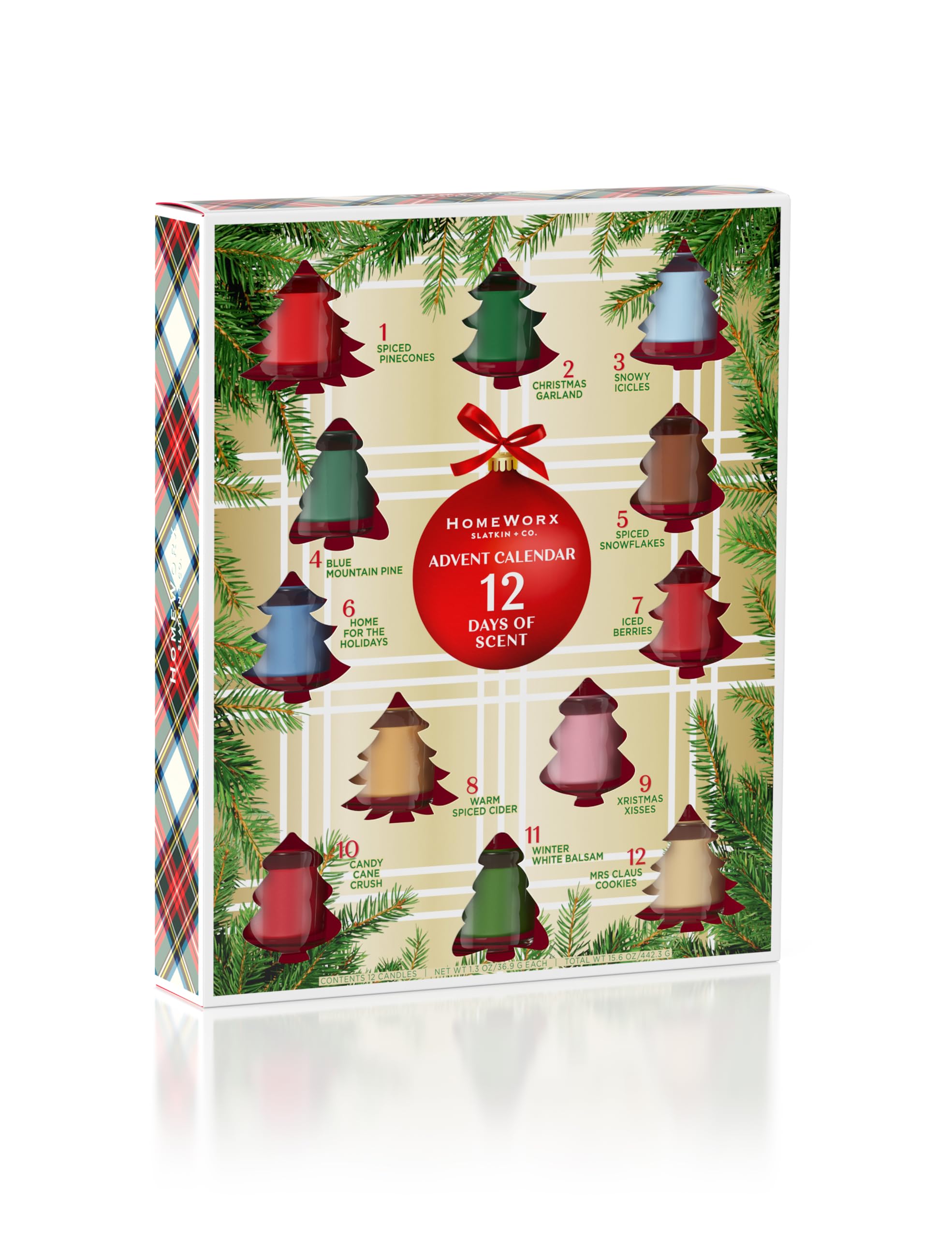 Amazon.com: HomeWorx by Slatkin + Co 1.3oz Candle Set of 12