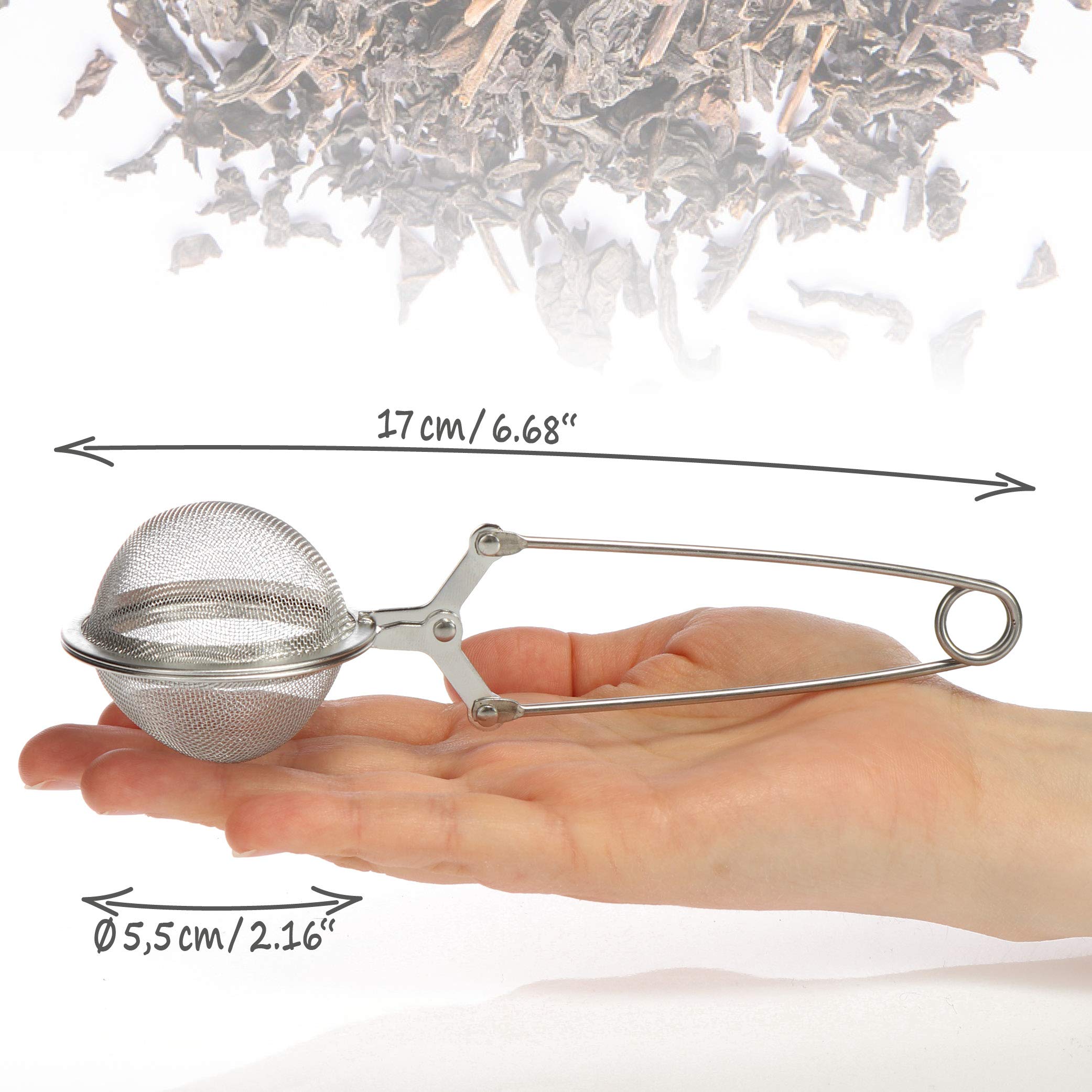 Teefilter 2 Stück 4 Cm Teeei Tee Sieb Die Edelstah Produktbild-Vorschau 11