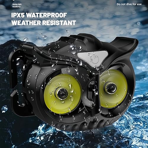 Miniatura 2 de Faro de búho, ultrabrillante, compacto y ligero, modo de iluminación de tres marchas, disponible para senderismo, camping, paseos nocturnos y