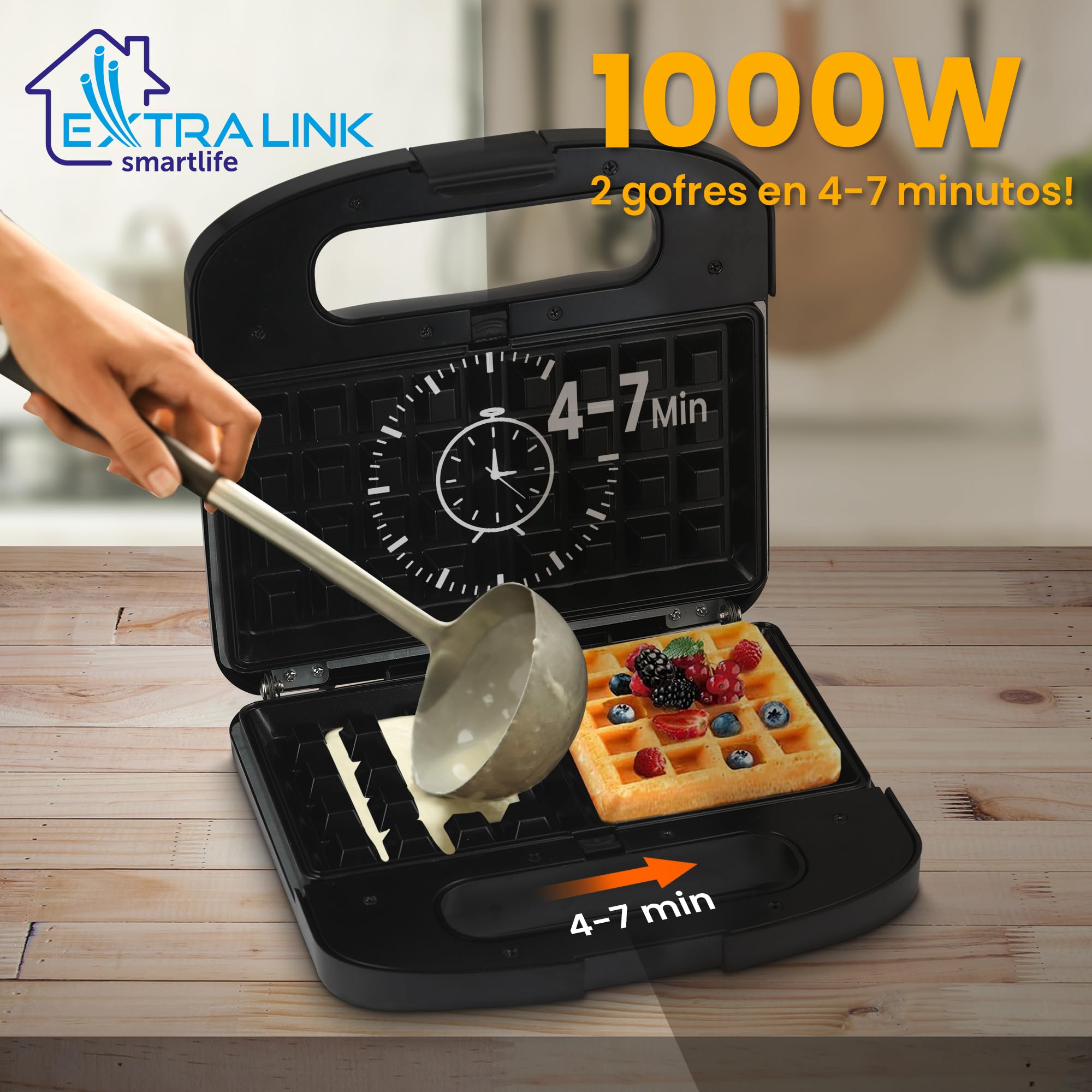 Sandwichera En Placas Intercambiables, Sandwich Tostadora