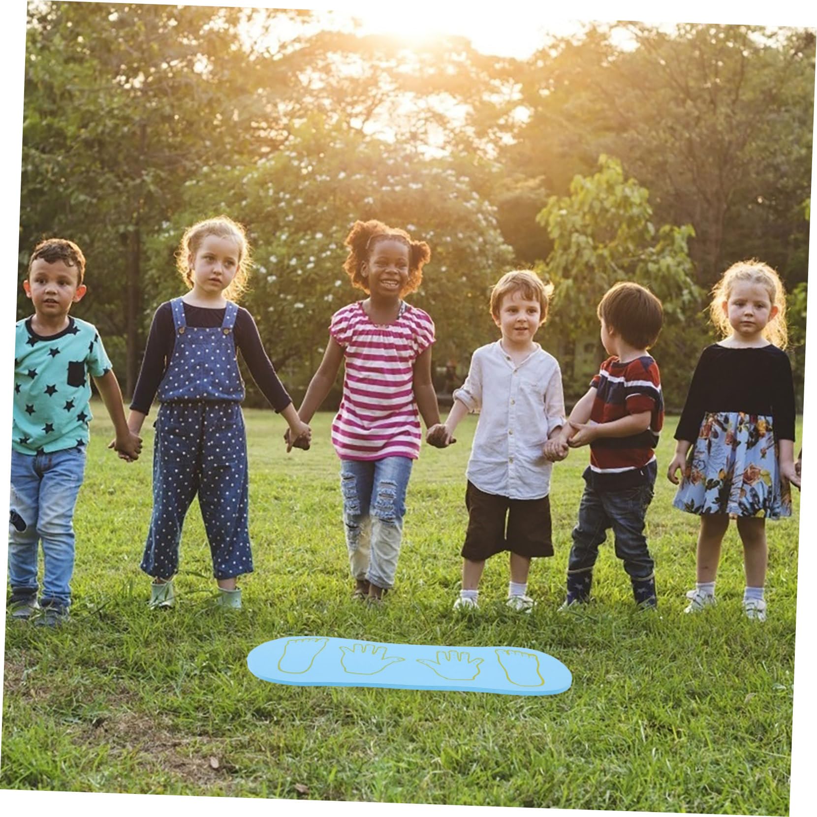 Abaodam 2Pcs Hand Foot Coordination Training Board Lightweight Balance Exercise Equipment for Home Kindergarten Enhance Mobility Strength for Injury Rehabilitation Outdoor