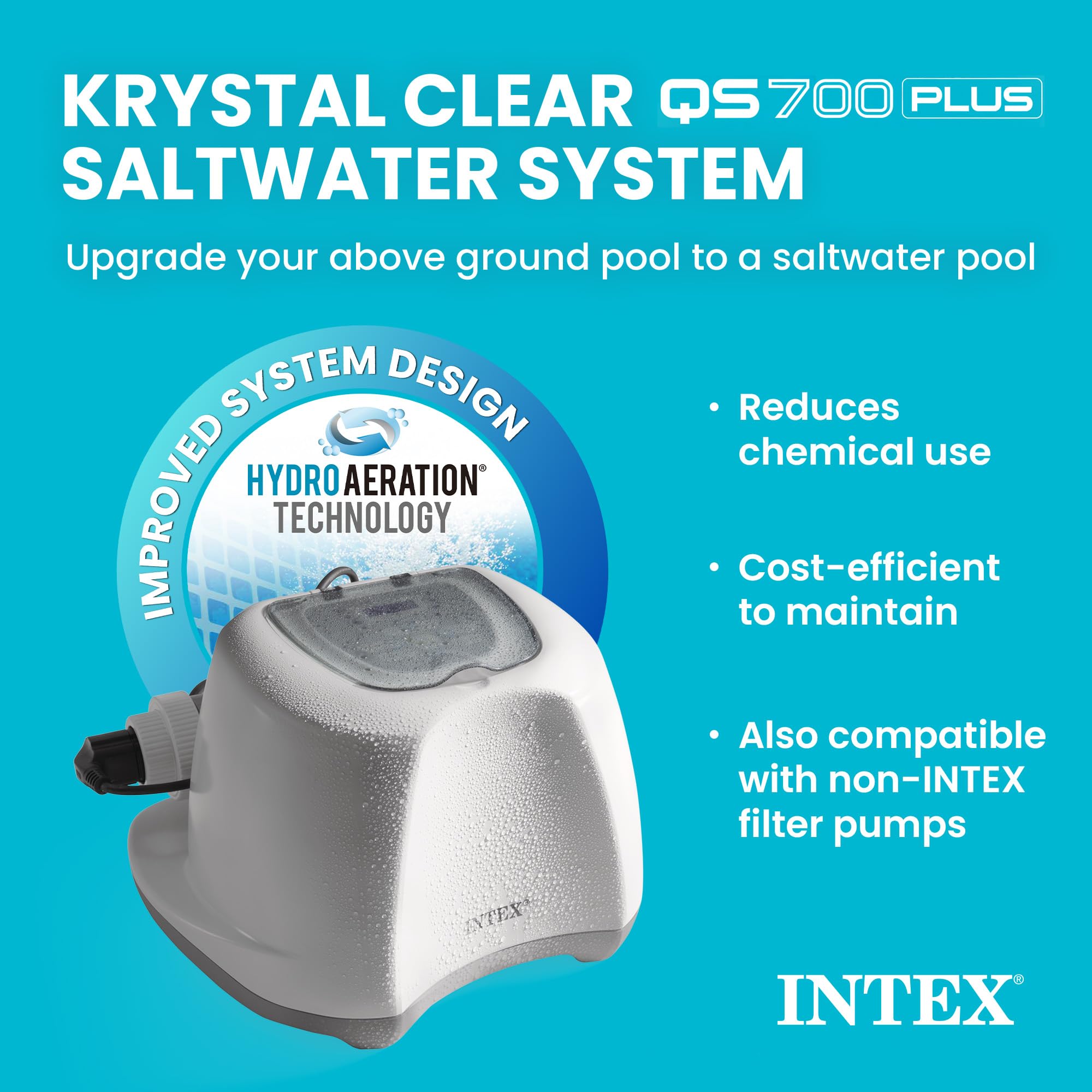 Amazon.com : INTEX Krystal Clear Saltwater Pool Chlorine System