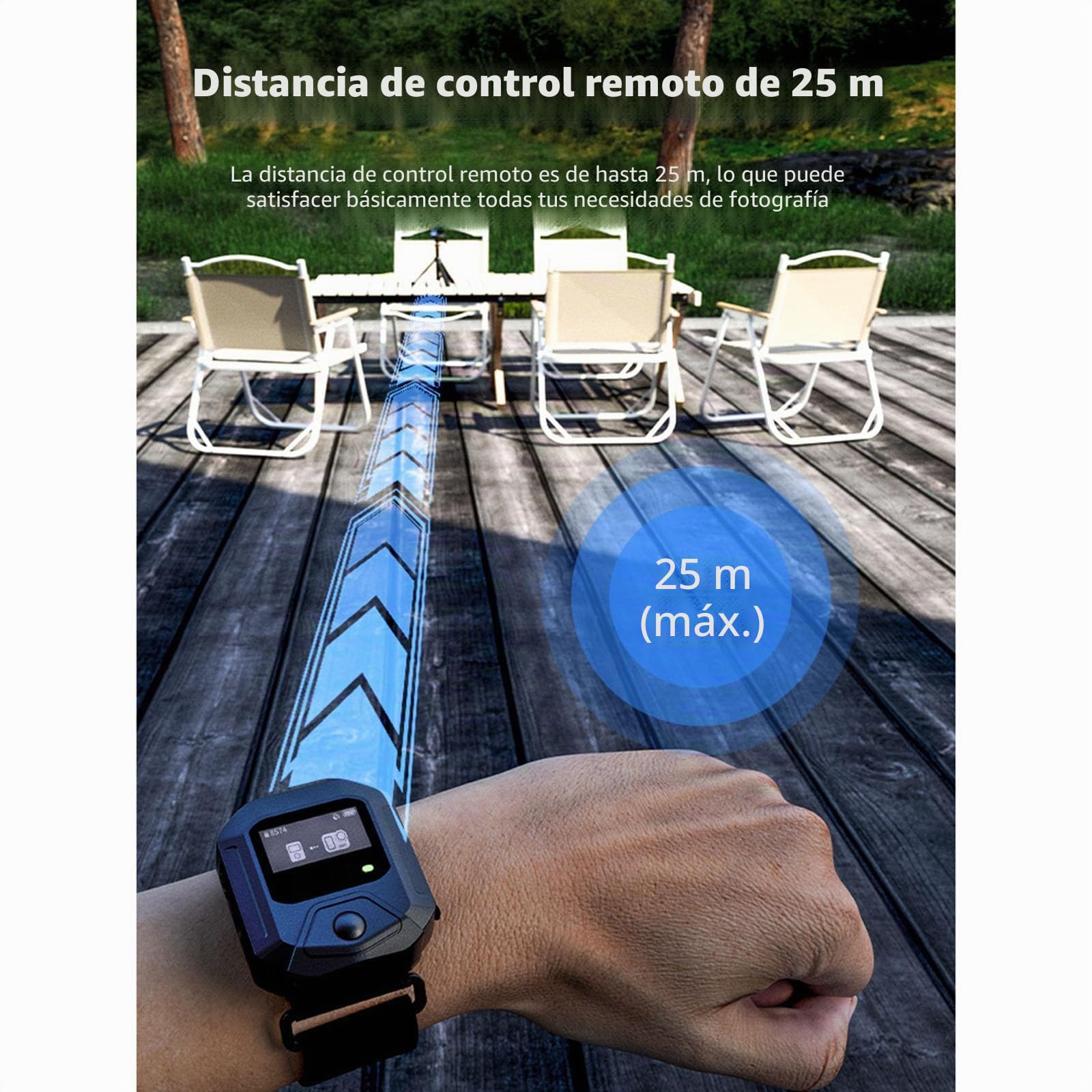 Mando a distancia Bluetooth para Insta360 X4 Series/ACE PRO Series/GO3S Series Cámara GPS Bluetooth 5.0 Accesorios de control remoto inteligente