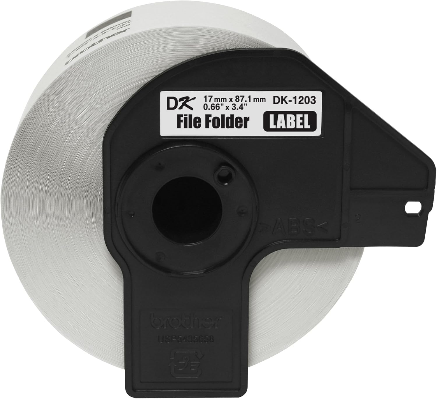 Brother DK-1203 File Folder Label Roll (Pack of 2)