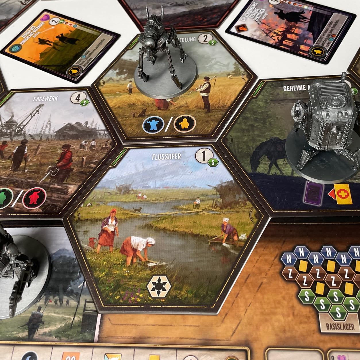 Feuerland Spiele 31025 Expeditions Brettspiel, Earthy Tones