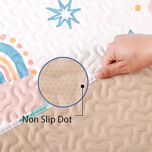 Miniatura 2 de Alfombra de juego de 50 x 50 para corralito plegable para corralito LIAMST y TODALE, tapete de juego antideslizante y lavable para bebé, tapete