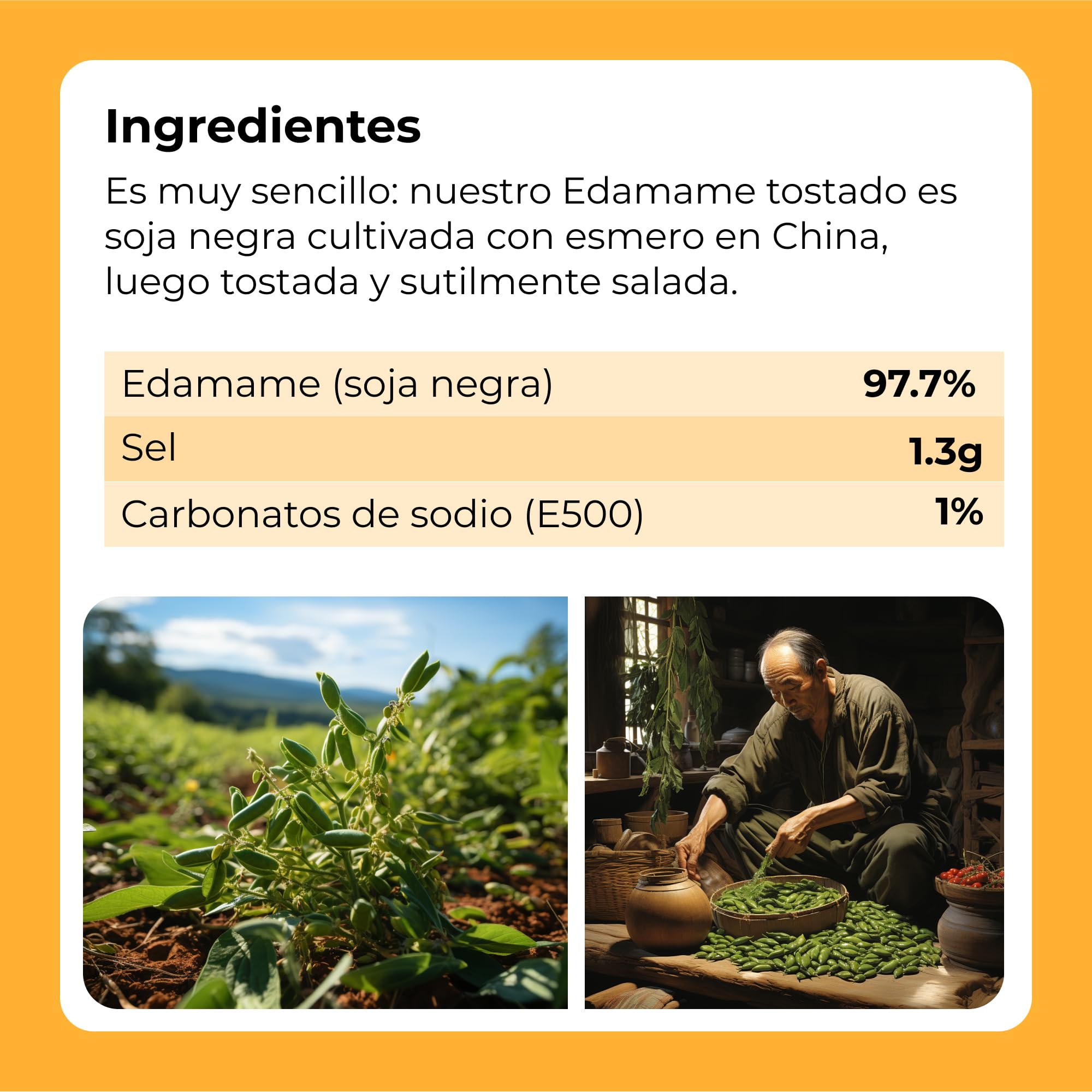 Habas de Soja Negra Tostadas 1kg | Soja Madura Tostada Ligeramente Saladas | 100% Origen Natural | Libre de Transgénicos (GMO free) | Altas en Fibra | Proteína para Veganos y Vegetarianos | Dorimed