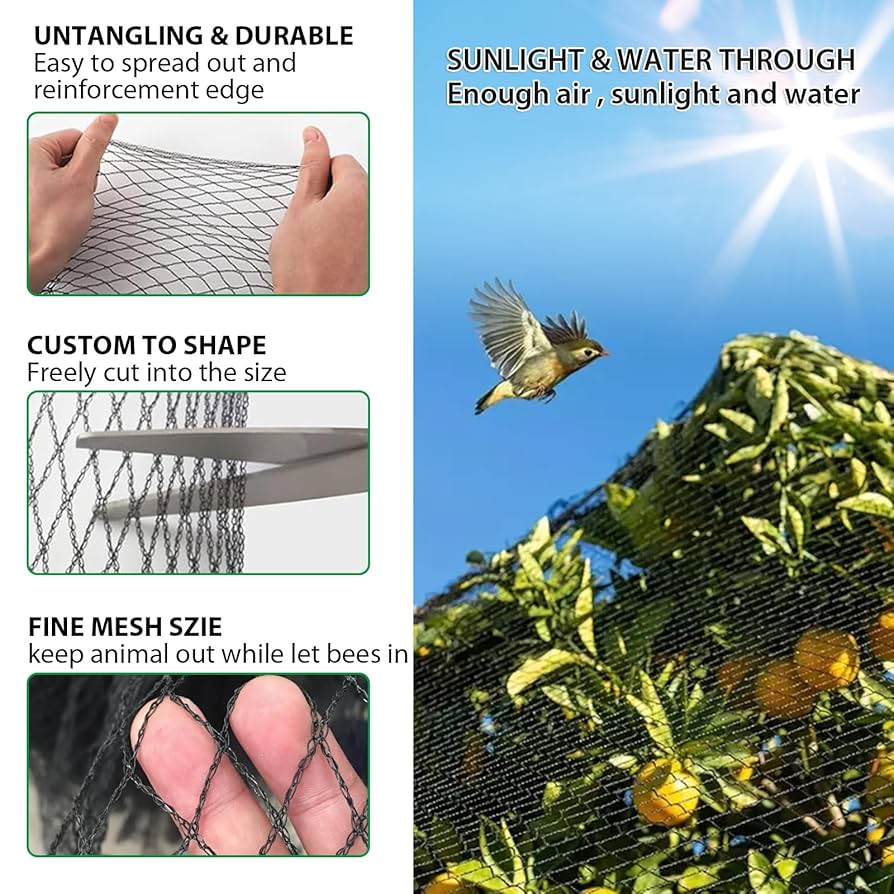 Amazon.com : mychoiii 28' x 30' Bird Netting for Garden