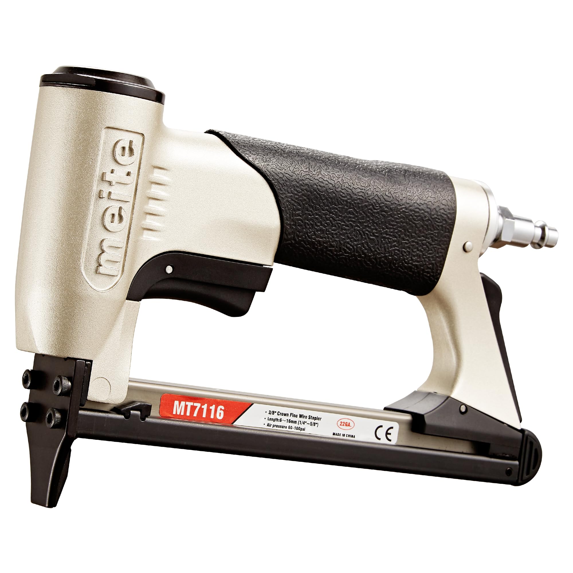 Meite MT7116, agrafeuse pneumatique, agrafes type 71, pression 4-7 bar