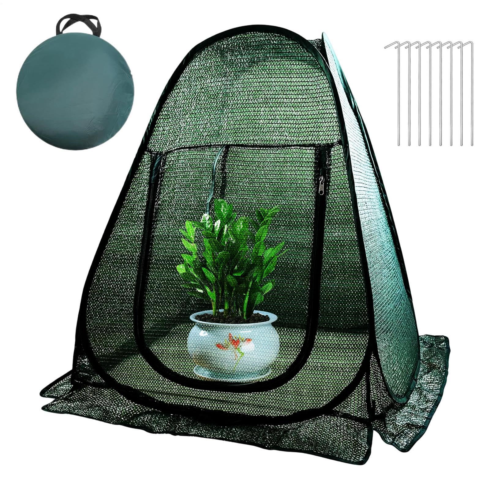 Filet protecteur en 71 x 71 x 81 cm en Respirante Avec Zip Et Pliable