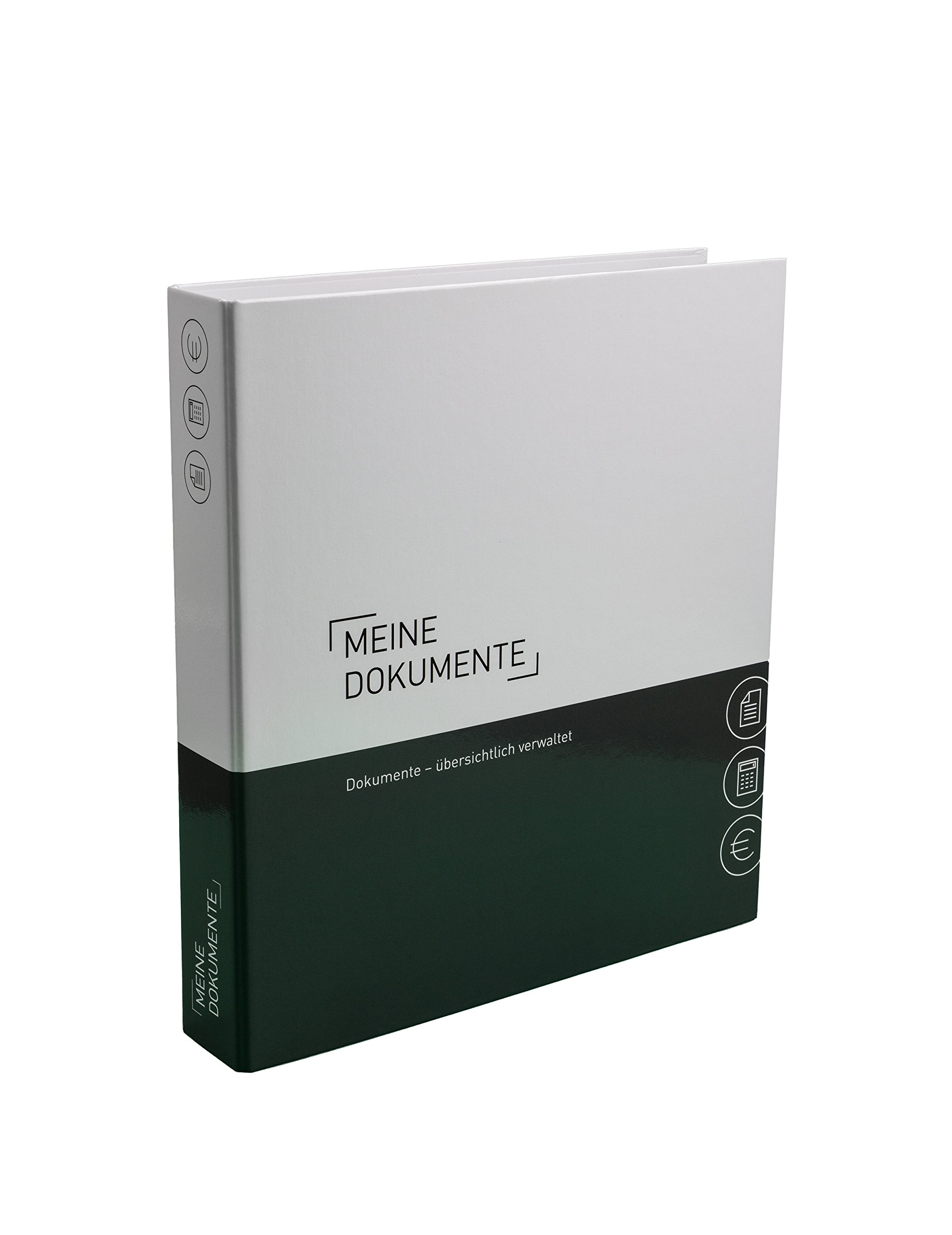 PLASTOREG Smidt GmbH 6er-Pack Themenringbücher mit Register für Versicherungen/Steuern/Vorsorge/Finanzen/Dokumente/Betriebskosten, A4, Bunt, Karton, Ringbuch