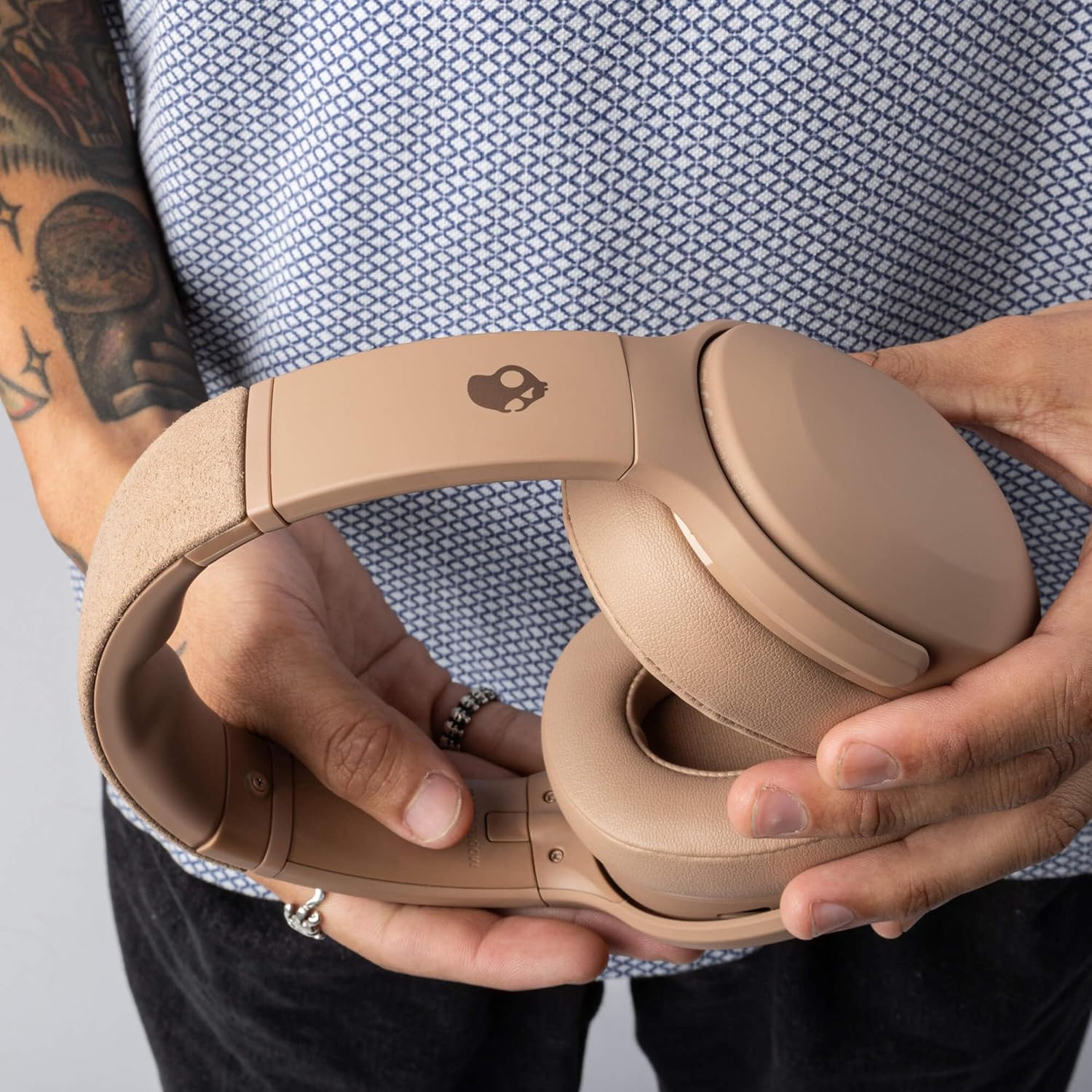 Skullcandy Crusher Evo Wireless Bluetooth Headphones with Multi-Sensory Bass, Noise Isolating Over-Ear Fit, Up to 40 Hours Battery, Microphone for iPhone Android - Primer - Image 5