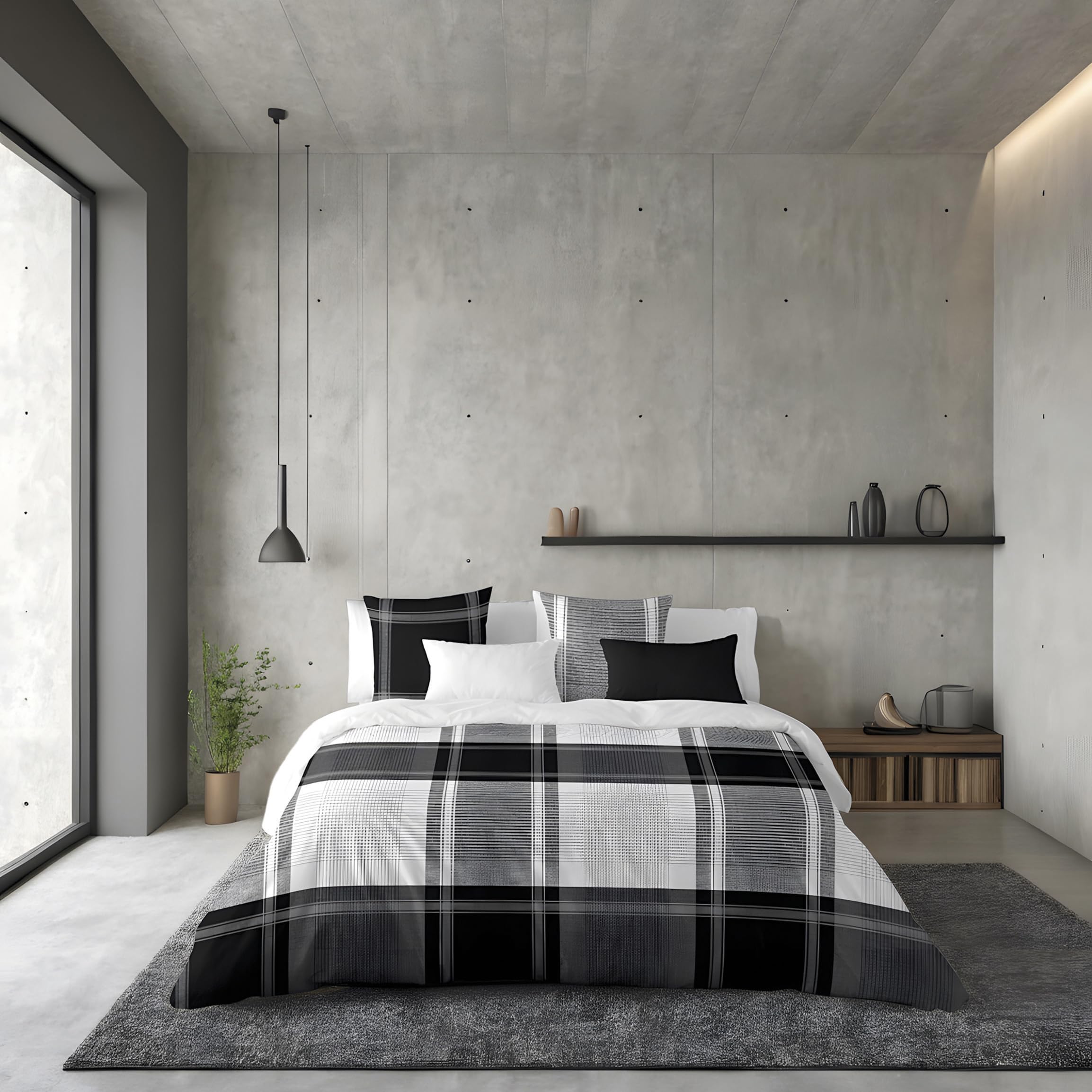 NATURALS - Funda Nórdica Estampada Cama 90-100% Algodón Suave y Transpirable - Juego de Edredón 150x220 cm con Solapa + 45 cm - 1 Funda Almohada 45x110 cm - Fabricado en España