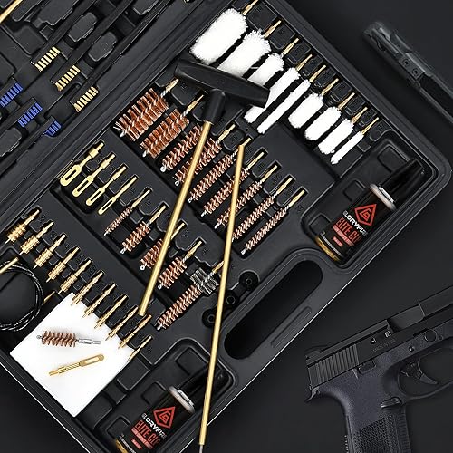 Miniatura 5 de GLORYFIRE Elite Gun Cleaning Kit Universal Gun Cleaner for Shotgun, Pistol, Rifle, All Guns with Lightweight Carrying Case, Reinforced and