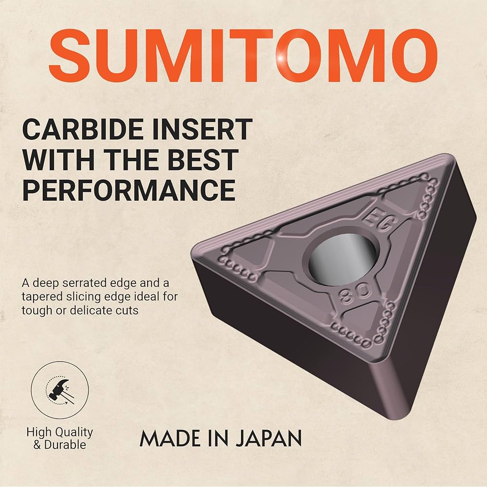 SUMITOMO ELECTRIC ORIGINAL TNMG160412 AC6040M CARBIDE LONG