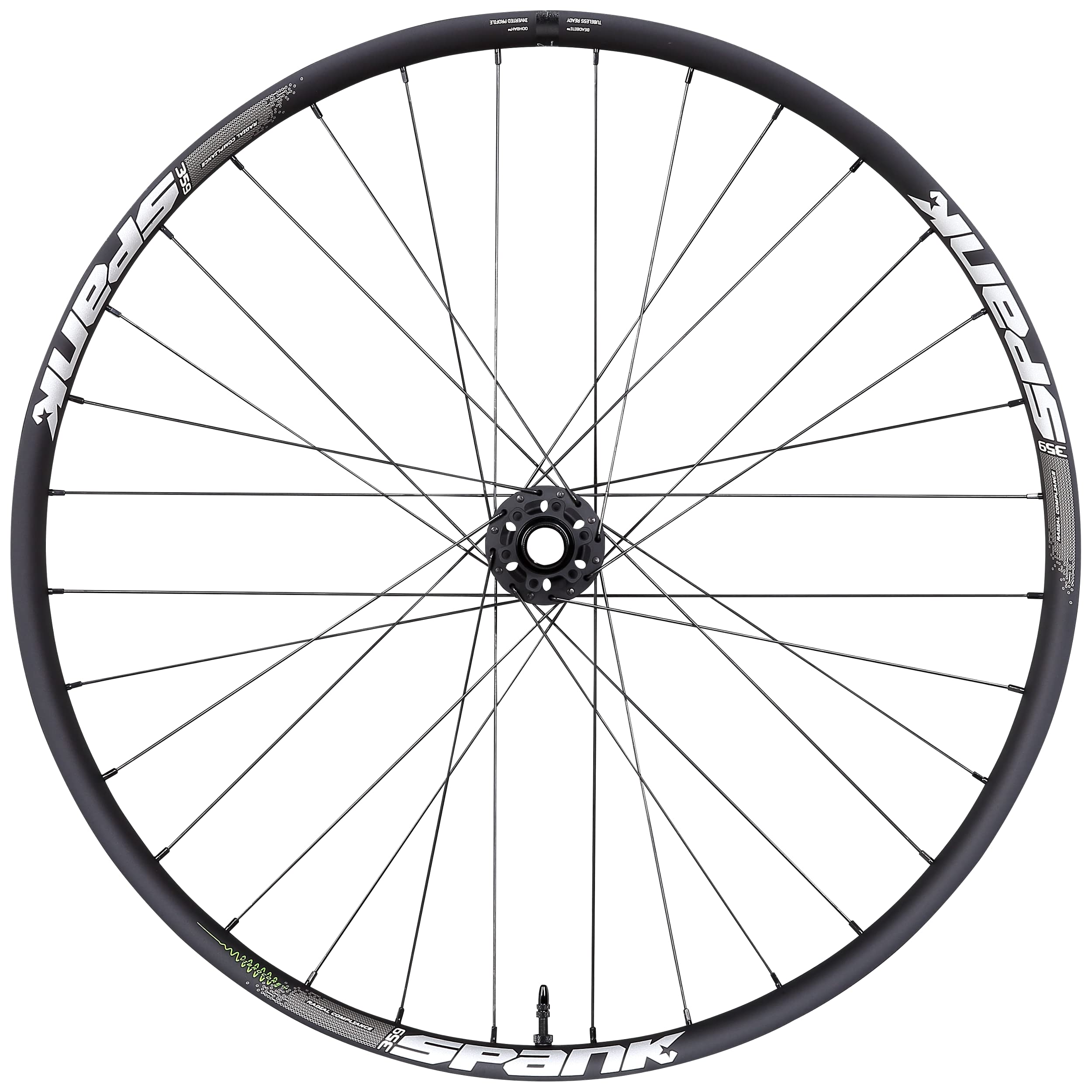 Spank☆のホイール Amazon.com : SPANK 359 Vibrocore Black Annodized Rim/White