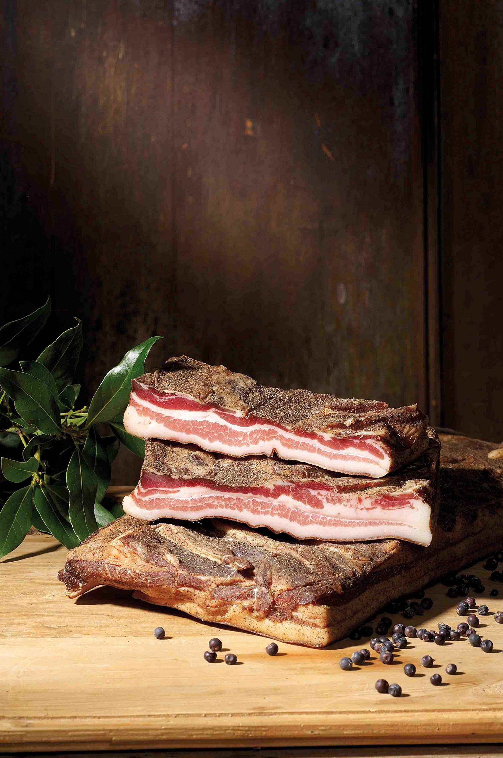 GUSTOS - Pancetta Affumicata Intera Gustos, 3,5 kg, Senza Glutine e Senza Lattosio, la pancetta dal gusto genuino ed irresistibile