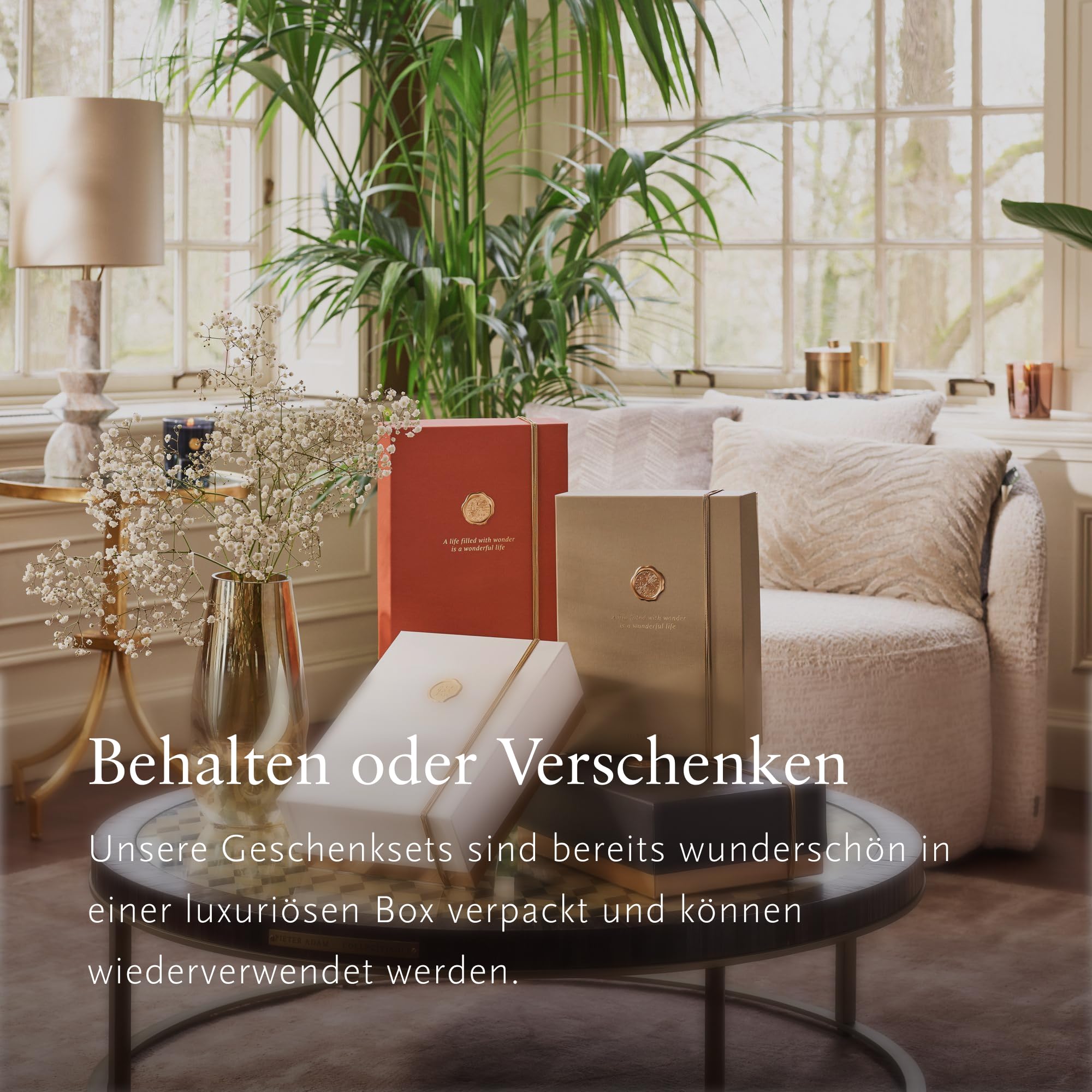 RITUALS Geschenkset Sweet Jasmine Large – luxuriöse Raumdüfte aus der Private Collection – Aromatherapie-Geschenkbox mit Raumparfüm, Duftkerze und Duftstäbchen