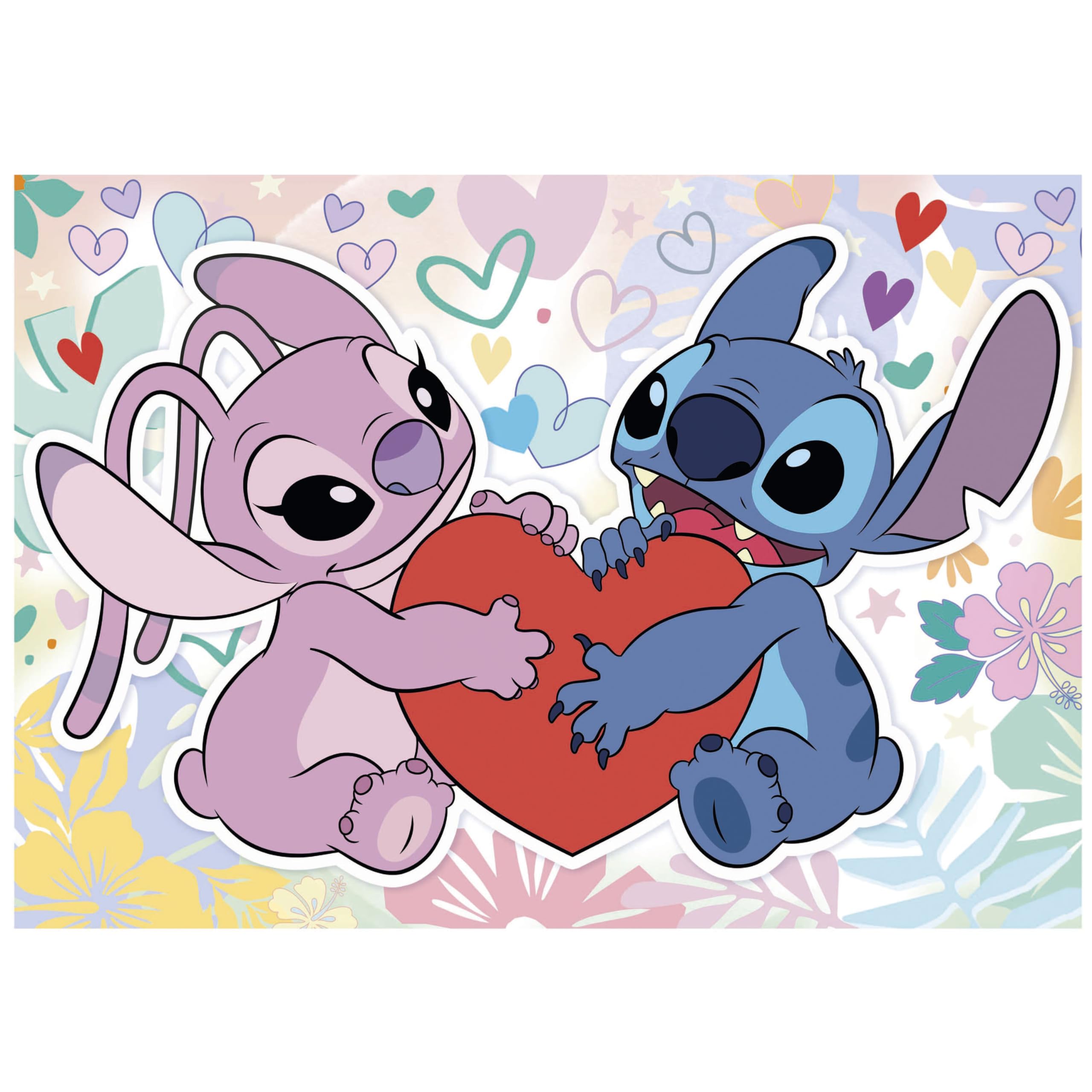 Educa - Puzzle da 500 pezzi per adulti e bambini | Disney Stitch |Misura: 48 x 34 cm. Include la colla Fix Puzzle. Da 11 anni (19911)
